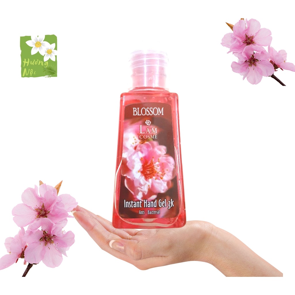 Gel rửa tay khô hương hoa đào Lamcosme 60ml