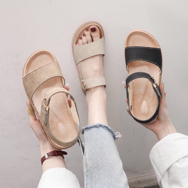 Order sandal quai hậu nữ 3 màu mẫu new 2020 bán chạy - hàng quảng châu
