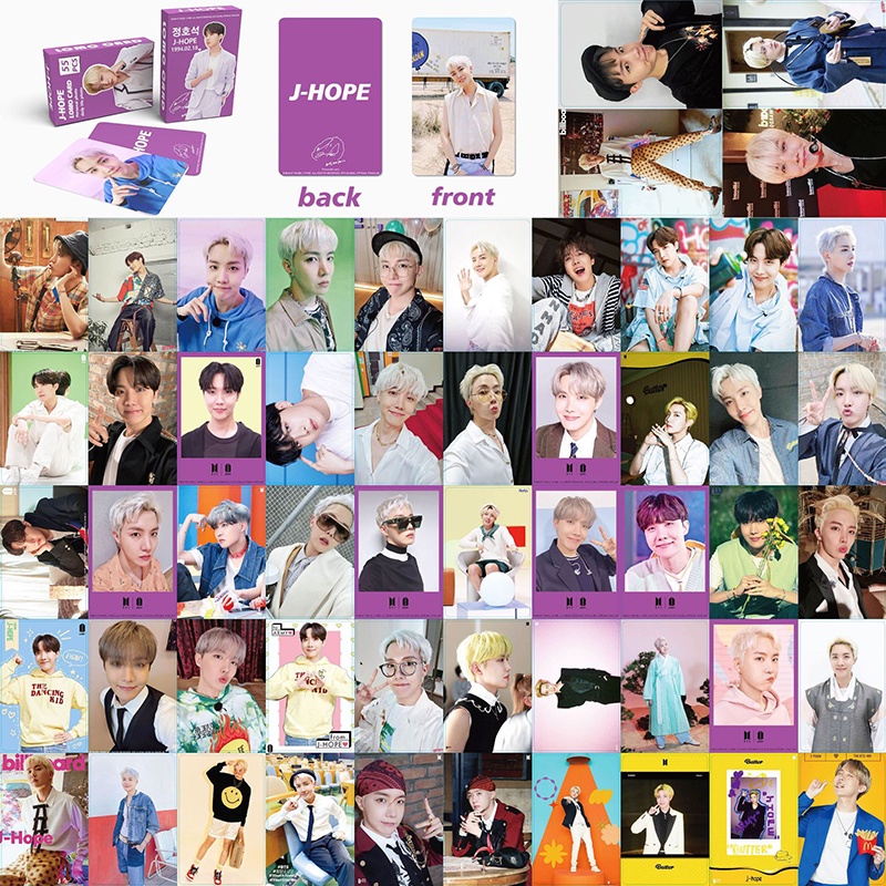 Hộp 55 Tấm Thẻ Ảnh LOMO Card 2022 V JUNKOOK JIMIN SUGA