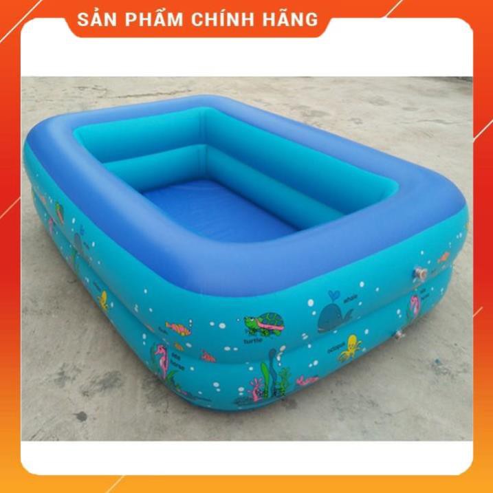 [Giảm 50%] Bể bơi phao cao cấp 2 tầng 1m2, có bán bơm điện