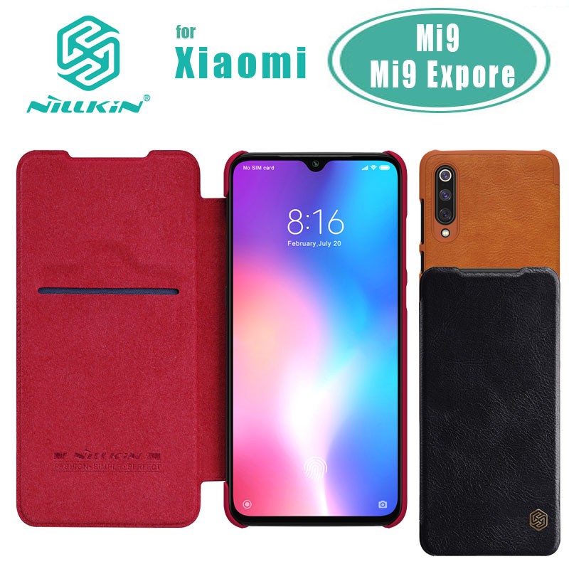 BAO DA XIAOMI MI 9 - MI 9 EXPLORE NILLKIN QIN CHÍNH HÃNG [NEW SALEOFF]