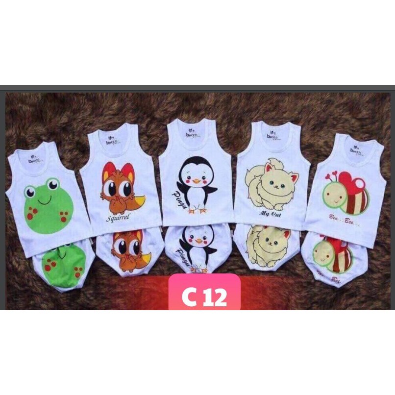 COMBO 5 Bộ Quần Áo SÁT NÁCH Cater Đẹp Cho Bé