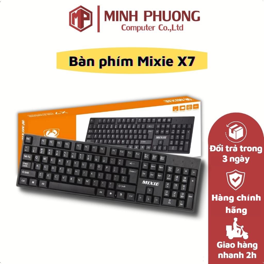 Bàn phím có dây MIXIE X7 - Hàng Chính Hãng