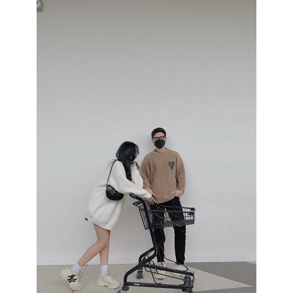 Áo len trái tim chất len siêu đỉnh by samhyewear | BigBuy360 - bigbuy360.vn