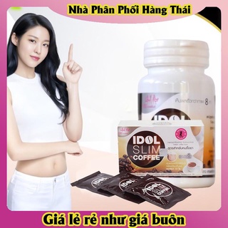 Cà phê giảm cân idol slim coffee thái lan dạng gói/ viên - hàng thái giá sỉ