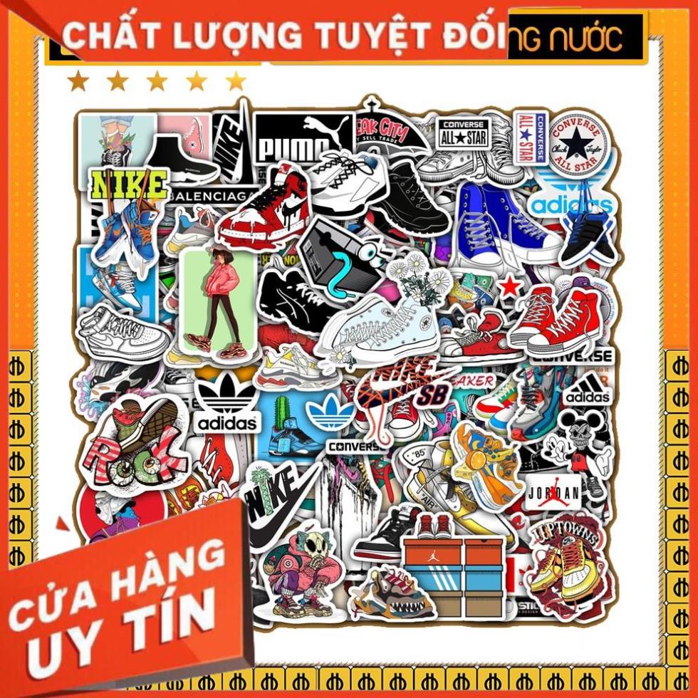 Sticker Sneaker - Sưu Tập Giày | Dán Nón Bảo Hiêm, Điện Thoại, Laptop, Bình Nước...Chống Nước, Chống Bay Màu