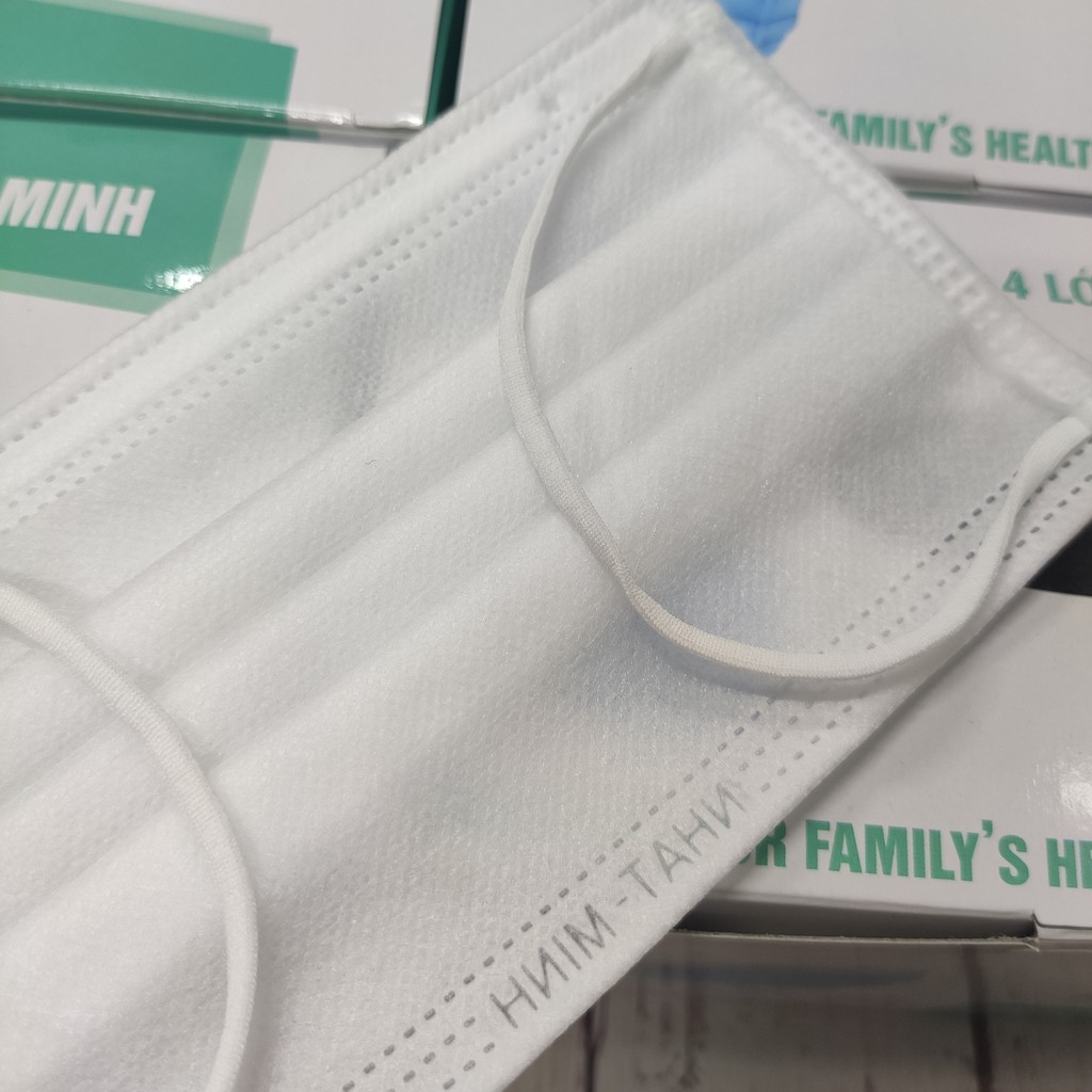 Hộp khẩu trang y tế 4 lớp NHẬT MINH ( 50 chiếc/hộp ) - Đủ màu - Hàng có sẵn | BigBuy360 - bigbuy360.vn