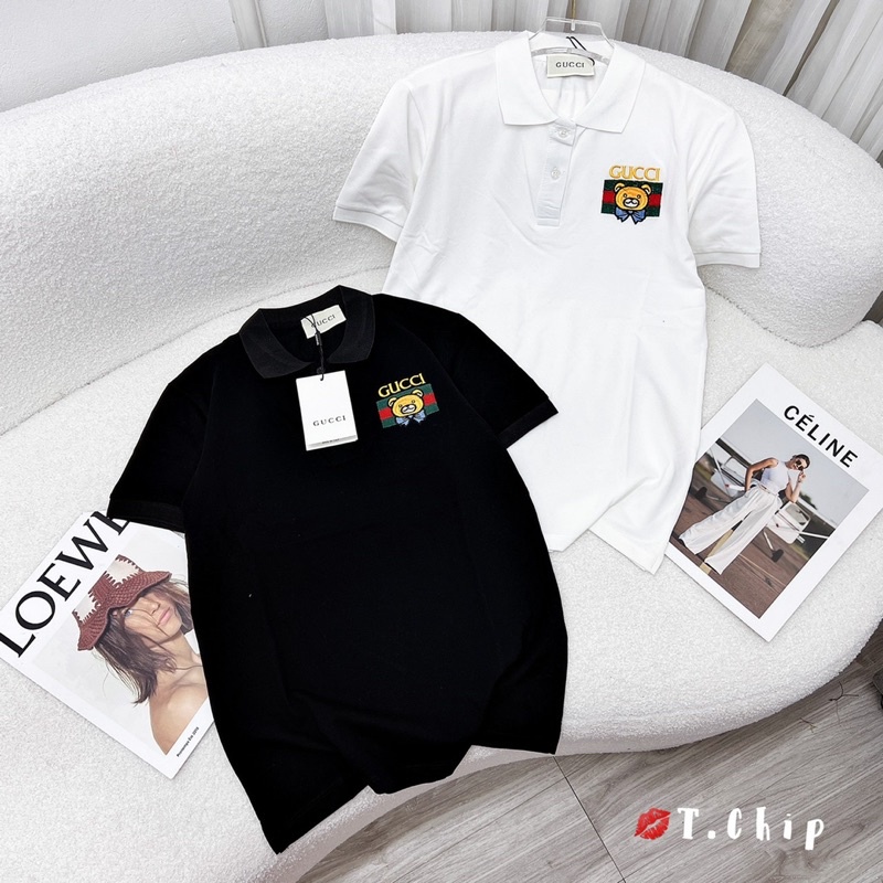 Áo polo gấu gucciii