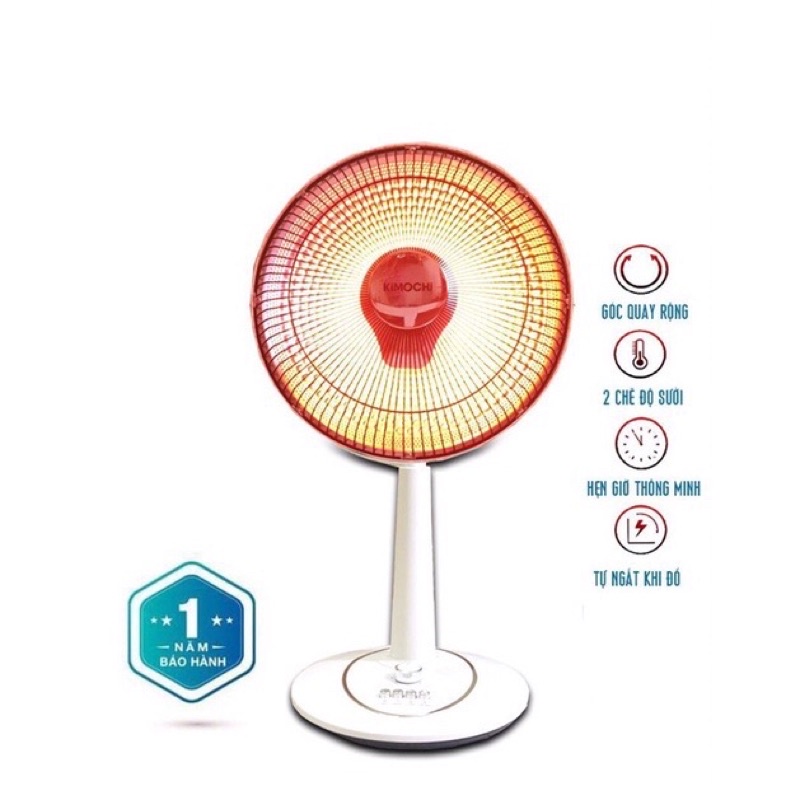 Quạt Sưởi Đứng KIMOCHI KM-636  - Không chói m