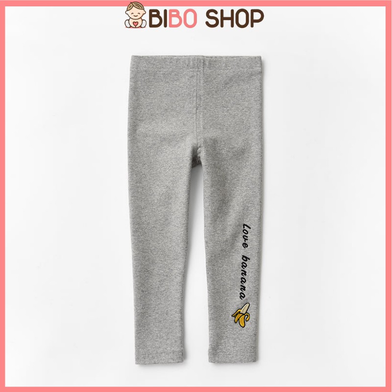 Quần LEGGING HOA QUẢ chất cotton mềm mịn cho bé gái từ 6-45kg