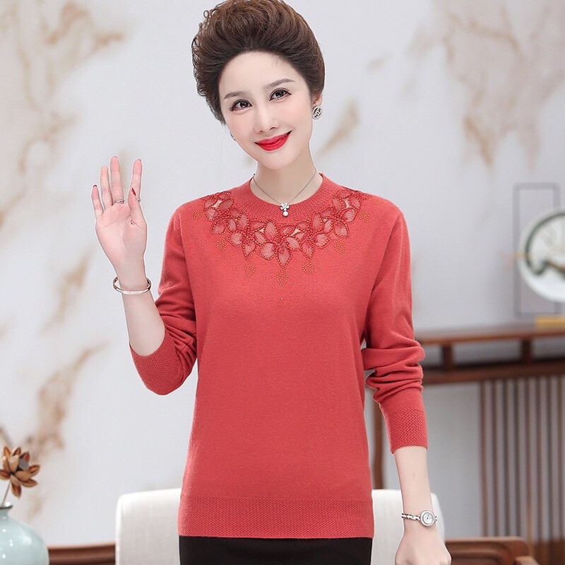 ÁO LEN NỮ TRUNG NIÊN HÀNG ĐẸP | BigBuy360 - bigbuy360.vn