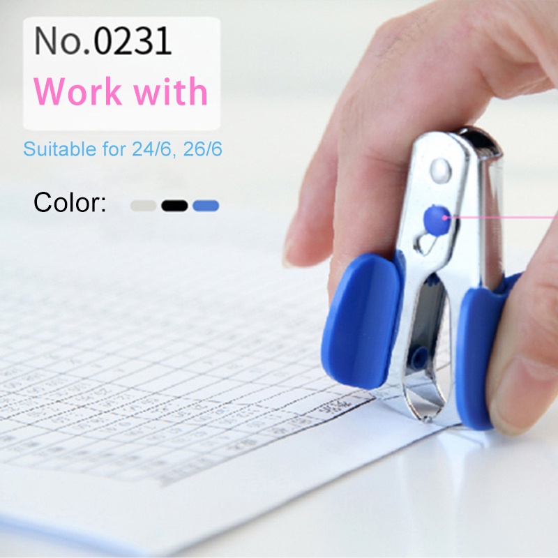 Dụng Cụ Tháo Ghim Bấm Gọn Nhẹ Dễ Dàng Mang Theo Màu Ngẫu Nhiên