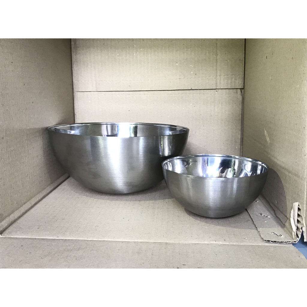 Tô Inox iKEA  cao cấp đa năng size gồm 12cm, 20cm, 28cm ( xả kho tô 28cm bị lỗi nhẹ chi tiết nội dung bài)