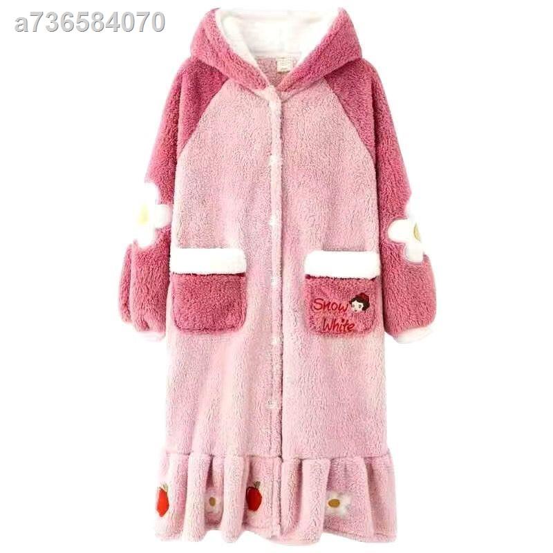 ☸Ltd. Ltd.❁Đầm ngủ tay dài in hình vịt Donald đáng yêu | BigBuy360 - bigbuy360.vn