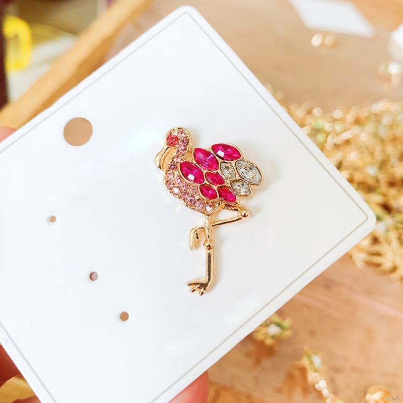 day6 Korean Fashion Wild Sun Flower Pineapple Coconut Flamingo Brooch