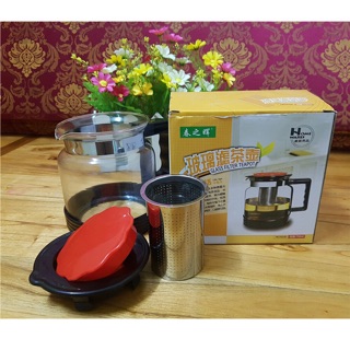 Bình Pha Trà Thuỷ Tinh Có Lõi