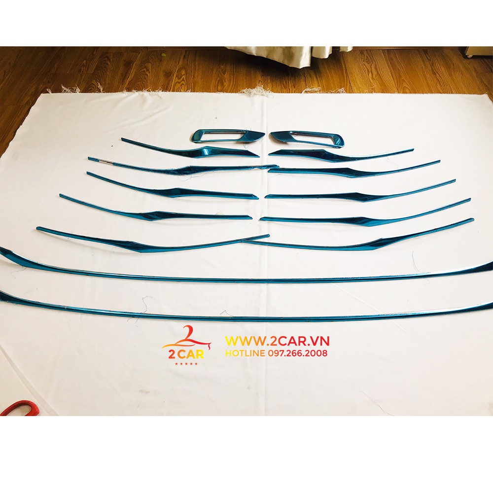 Ốp Mặt Ca lăng, calang xe Toyota Camry 2019 2020 2021 Hàng inox cao cấp