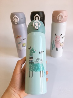 Bình giữ nhiệt 500ml cute hình cừu