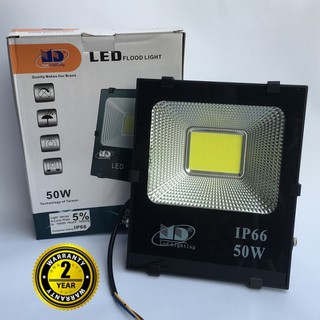 Đèn pha led 50W chính hãng, IP66, thân nhôm, đủ công suất, bảo hành 24 tháng