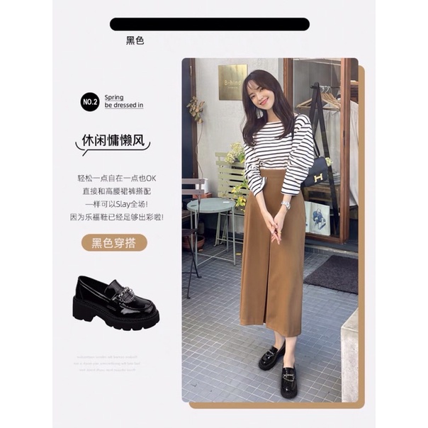 Giày Đen Đế Cao Dành Cho Những Cô Nàng Cá Tính