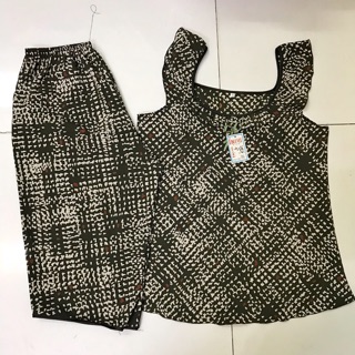 đồ bộ voan hoa lửng (45-70kí)
