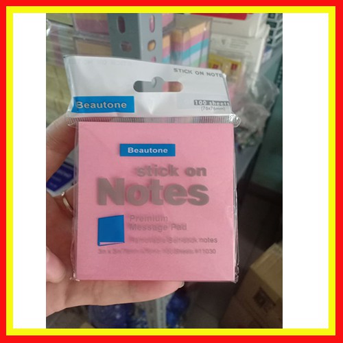 [Giá Kho]-Giấy Note Ghi Nhớ Hồng 3X3-Giấy sticky note hồng chất lượng