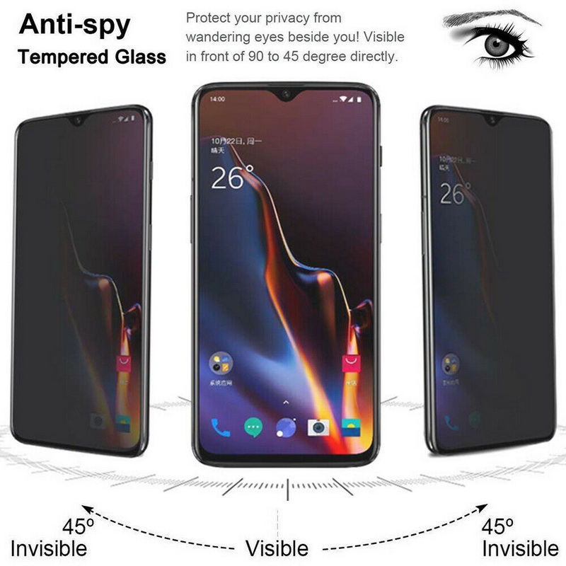 Kính cường lực dán bảo vệ chống nhìn trộm cho điện thoại Samsung S8 S9 S10 NOTE 8 9 Huawei P30 Mate 20 Pro Plus
