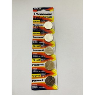 Pin cúc áo panasonic lithium cr2012 3v vĩ 5 viên