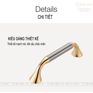 Tay nắm tủ, Tay co tủ nội thất tủ bếp, tủ áo, ngăn kéo phong cách hiện đại, tân cổ điển AK111
