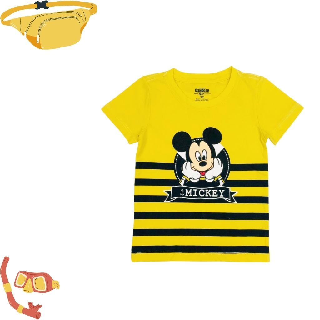 Áo thun cộc tay bé trai size 1-7 tuổi, áo phông cho bé trai chất cotton mềm mát có nhiều màu, size 1-7 tuổi - SUNKIDS1