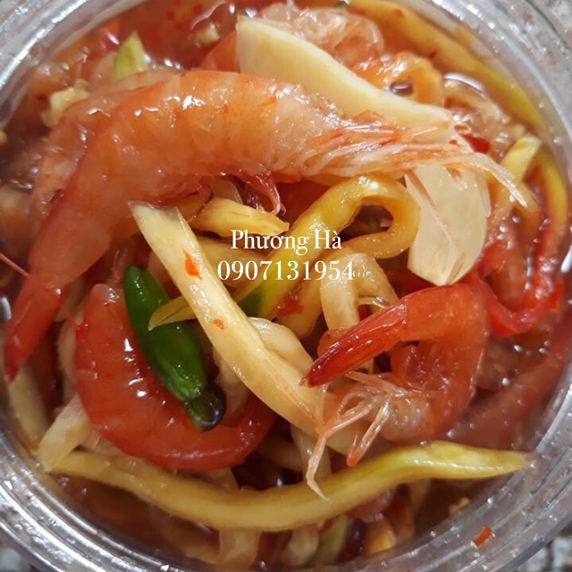 Mắm tép đu đủ