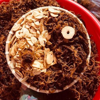 Khô heo cháy tỏi 1kg - 2 hộp 500gram