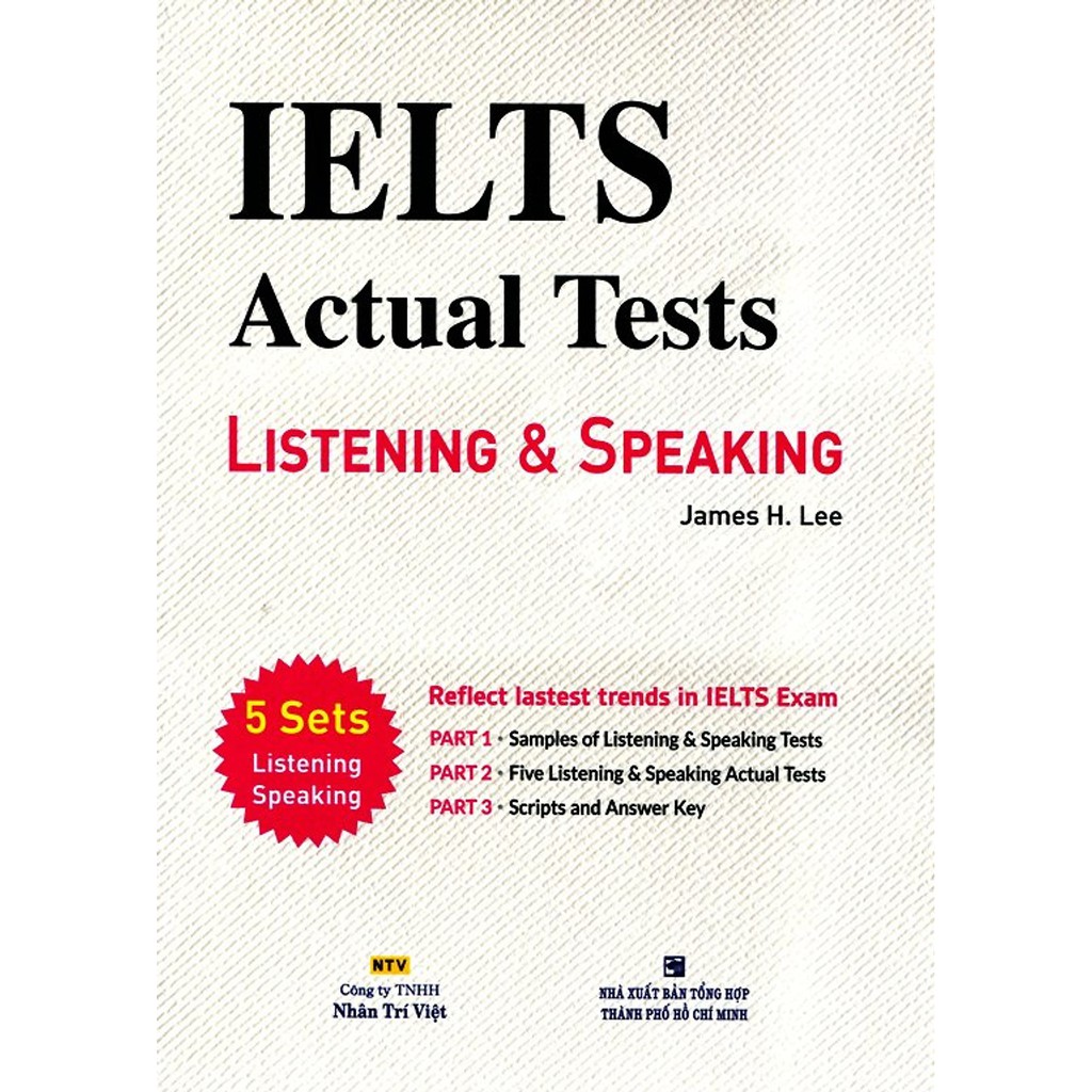 Sách - IELTS Actual Test Listening & Speaking (Kèm CD)
