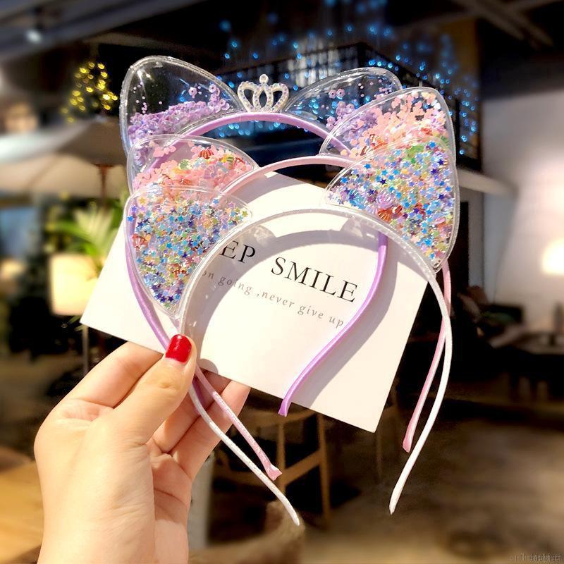 Cài tóc đính kim sa phong cách Hàn Quốc thời trang dành cho bé gái
