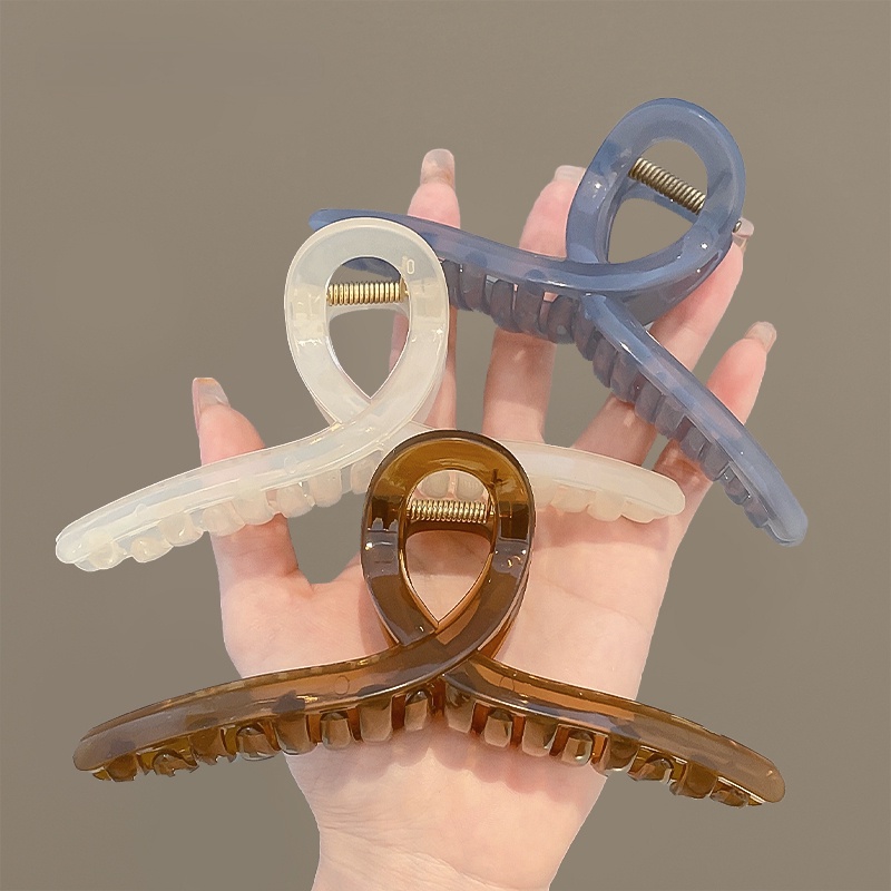 Kẹp Tóc Cỡ Lớn Thiết Kế Đơn Giản Thời Trang Hàn Quốc Xinh Xắn