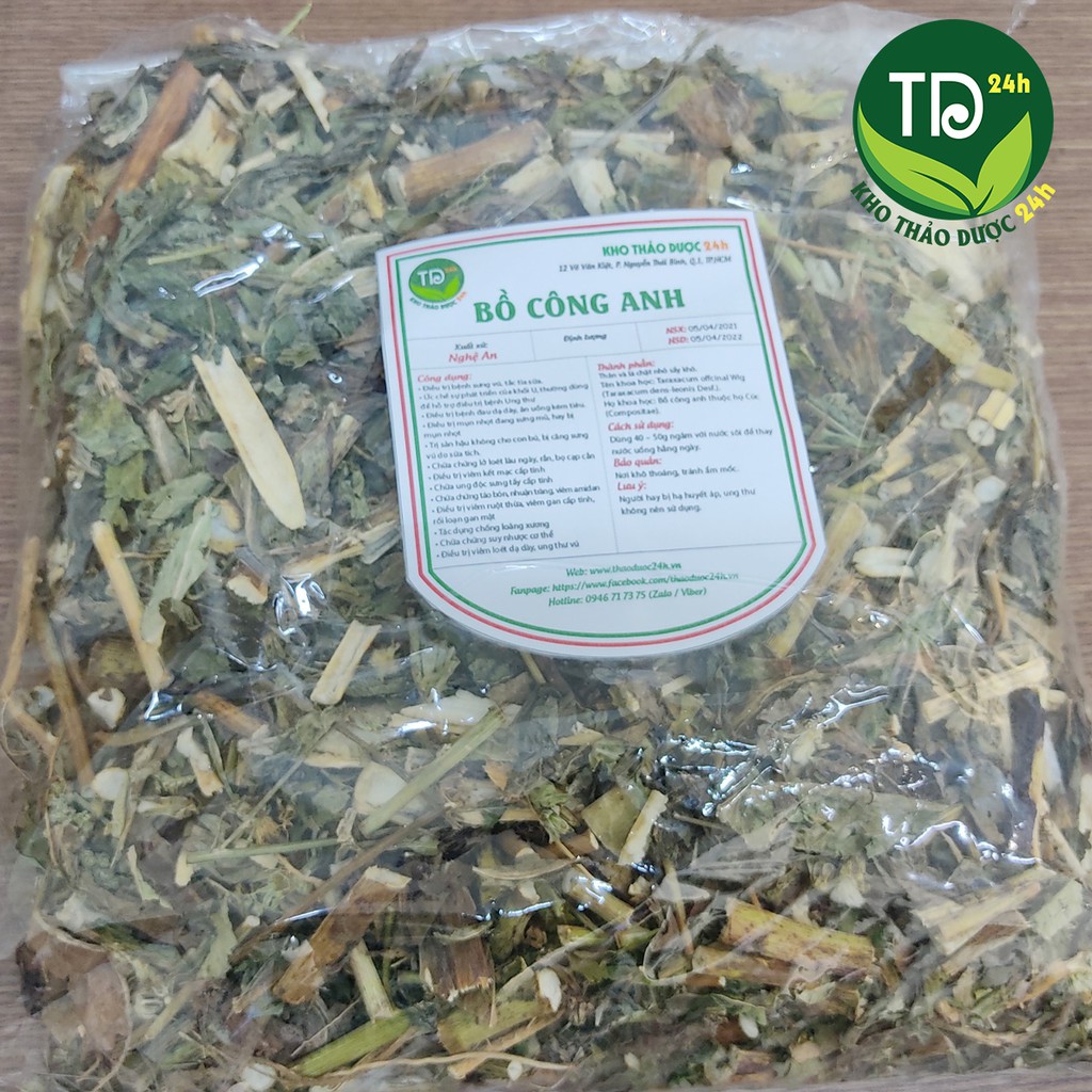 Trà bồ công anh thanh nhiệt, giải độc, làm sạch cơ thể, làm mát sữa, chống tắc tia sữa I Kho thảo dược 24h