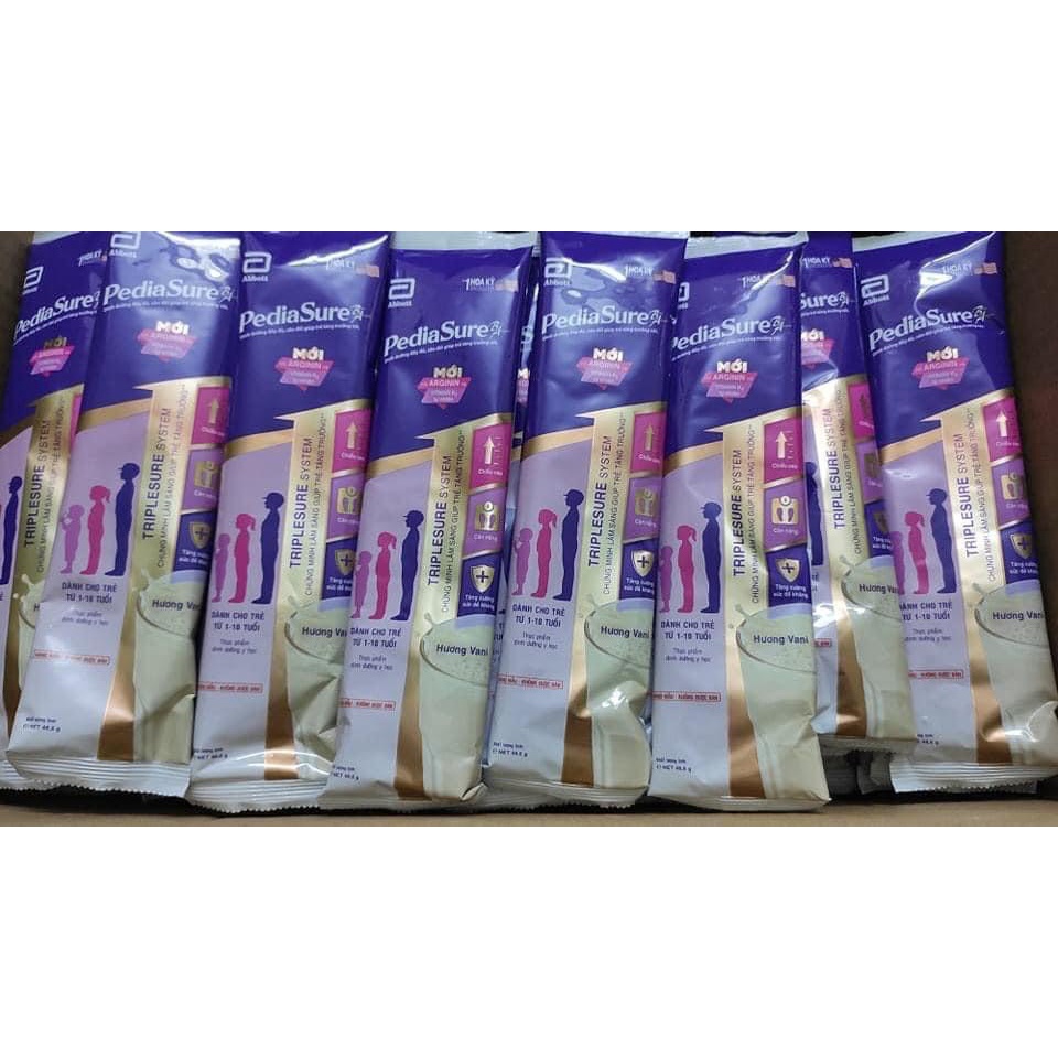 Sữa Pediasure dạng gói nhỏ 49g hương vani