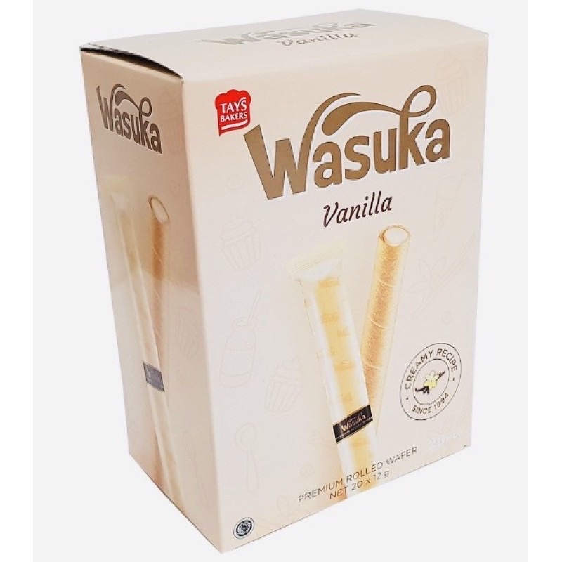 Hộp 20 thanh Bánh quế Wasuka hộp 240g