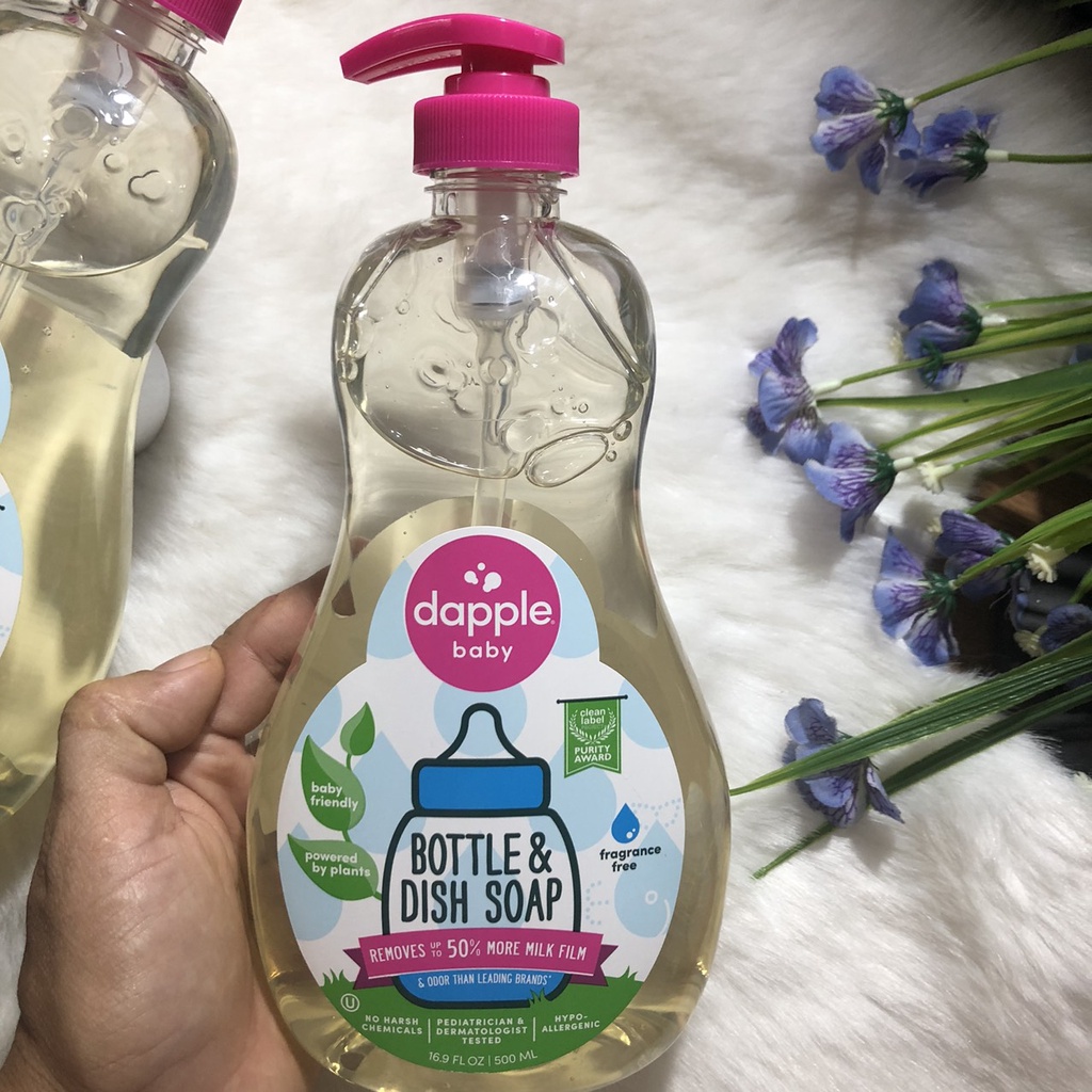 Nước rửa bình sữa Dapple 500ml - Mỹ