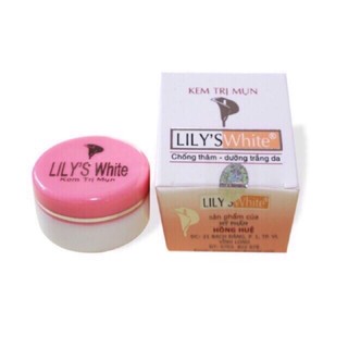 Kem mụn - xoá thâm - liền sẹo lily’s white 8g