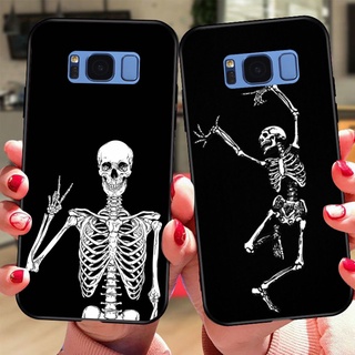 Ốp lưng điện thoại Samsung s8 / ss s8 plus / ss s8+ bộ xương phong cách độc lạ chất