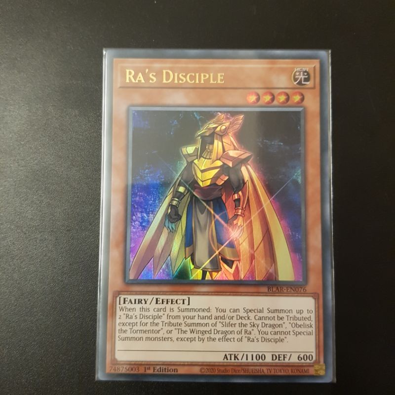Lá bài Ra's Disciple - BLAR-EN076 - Ultra Rare 1st Edition