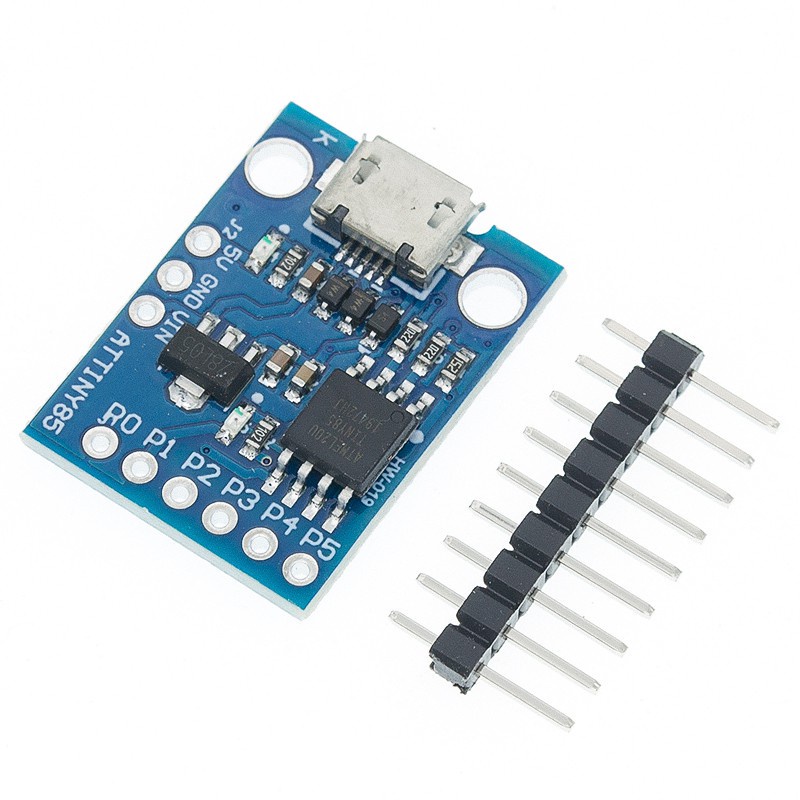 Mạch Phát Triển Micro ATTINY85 Màu Xanh Đen 885 Digispark Kickstarter ATTINY85 Cho Arduino IIC I2C