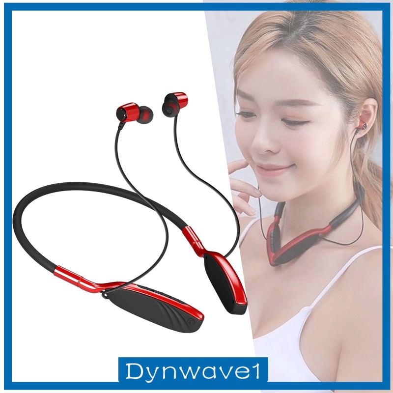 [DYNWAVE1] Bluetooth Headphones, V5.0 Wireless Neckband Headphones for Online Teaching, Headset Noise Cancelling with Mic