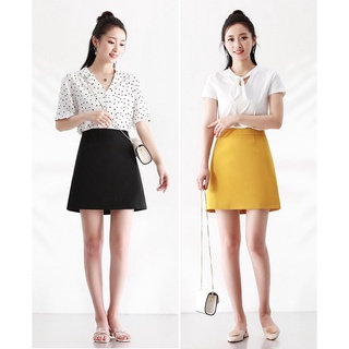 CHÂN VÁY CHỮ A CƠ BẢN KINA CHẤT ĐẸP CÓ QUẦN TRONG