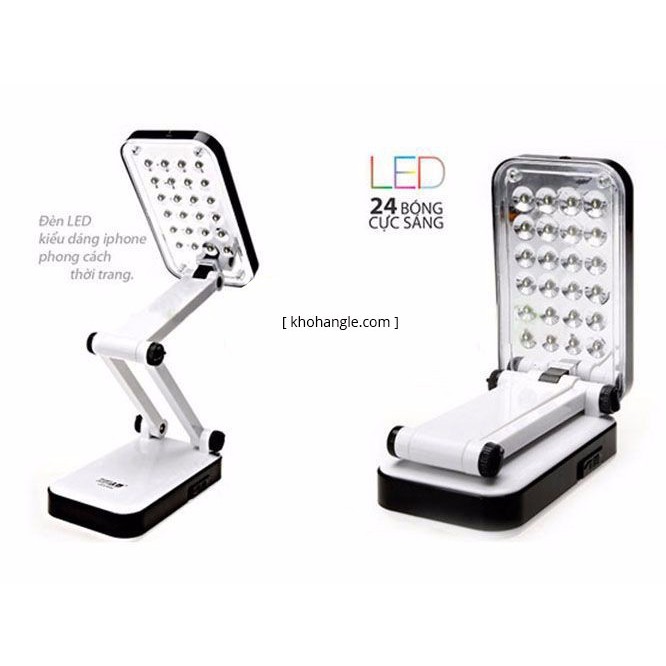 Đèn led sạc để bàn 24 bóng