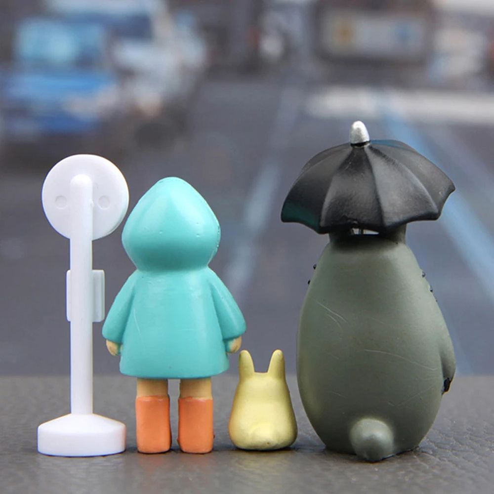 Mô hình nhân vật Totoro bằng PVC dùng để trang trí xe hơi/ sân vườn