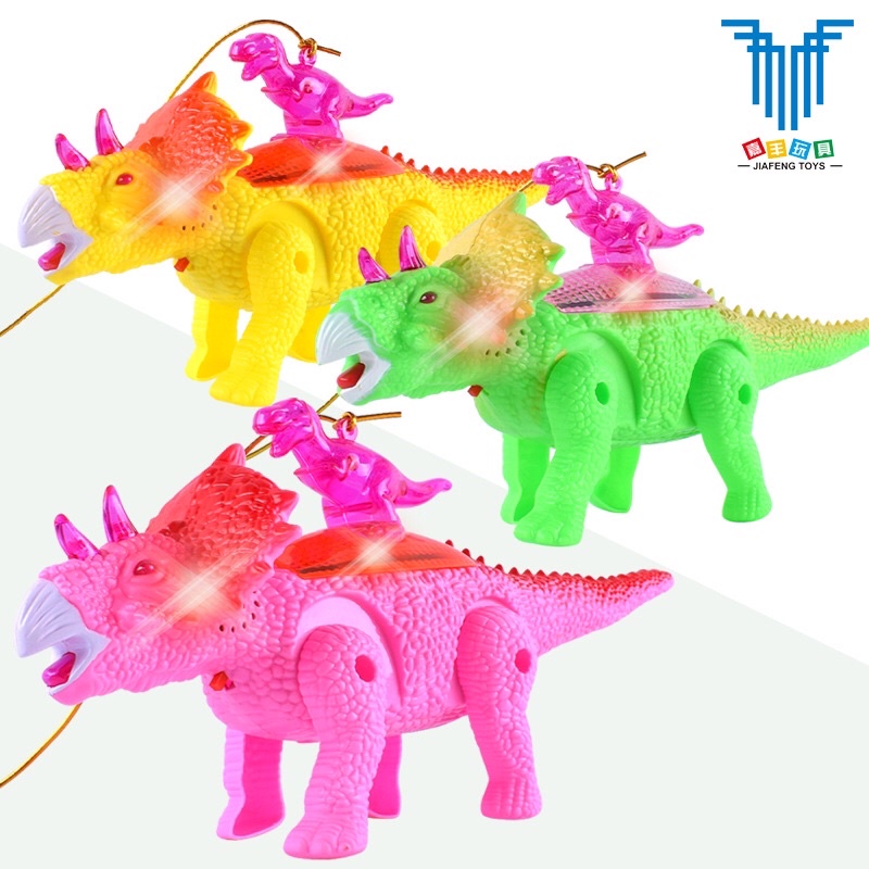 Đồ chơi Khủng long đại chiến cõng con chạy bằng pin( kèm pin)