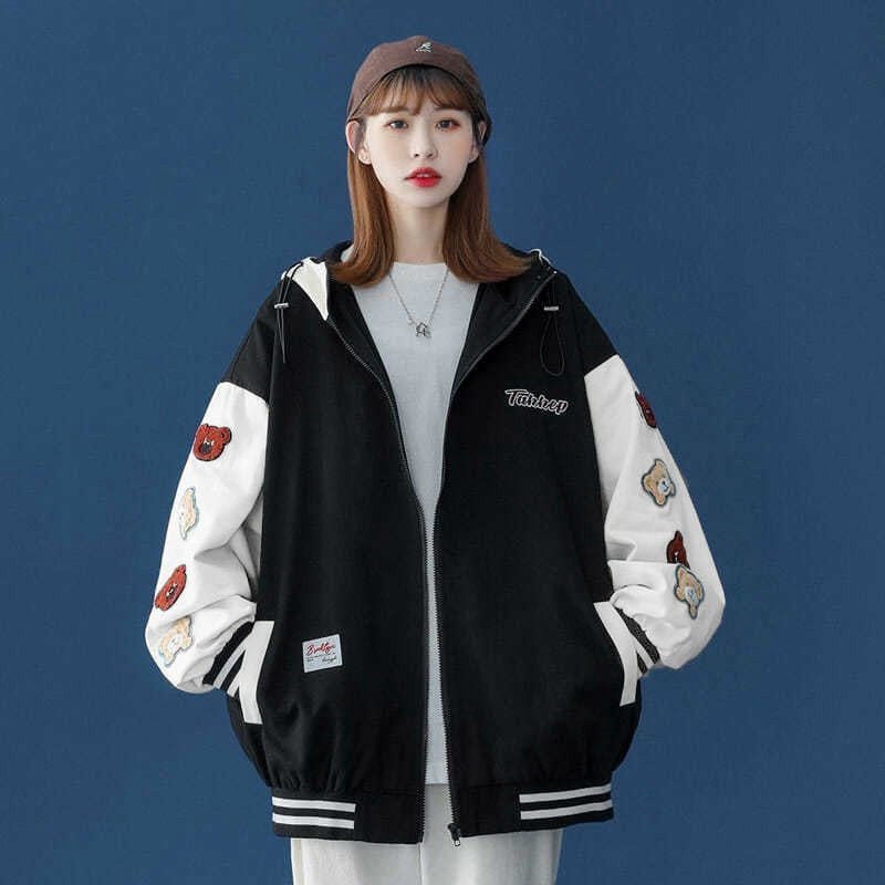 (MẪU MỚI) ÁO KHOÁC NỮ PHỐI HỌA TIẾT SIÊU  XINH  THỜI TRANG PHONG CÁCH SÀNH ĐIỆU THỜI TRANG HHP