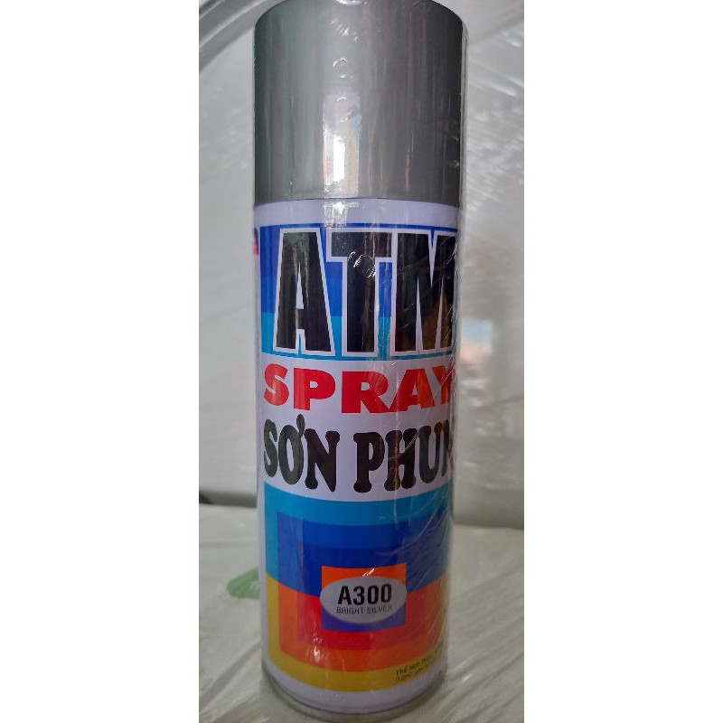 SƠN XỊT ATM SPRAY A-300 ( MÀU XÁM ) .